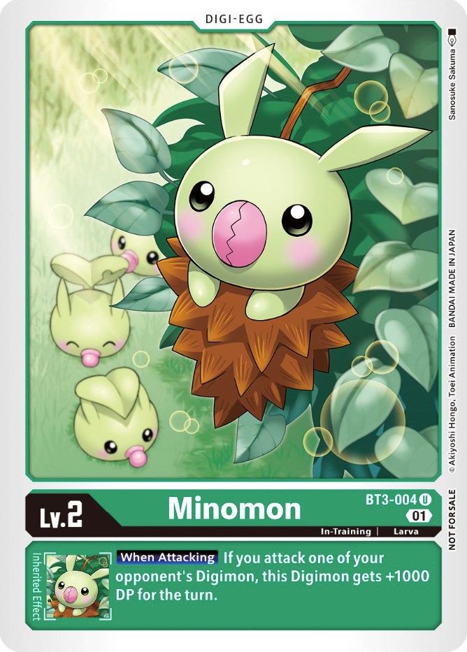 Minomon [BT3-004] (Winner Pack X Record) [Promociones especiales de refuerzo de lanzamiento]