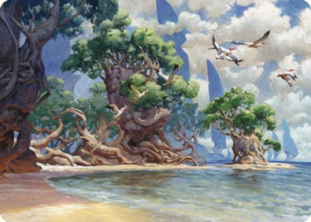 Carte artistique Côte de Yavimaya [Série d'Art Dominaria Uni]