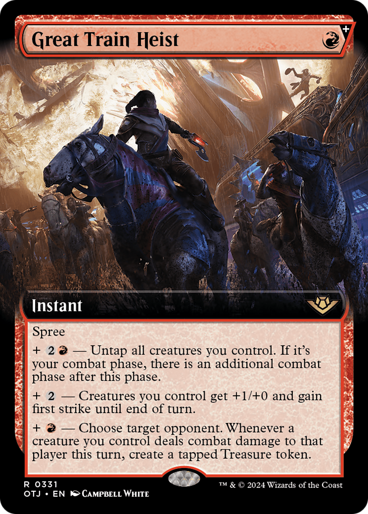 Grand braquage de train (Extended Art) [Hors-la-loi de Croisetonnerre]