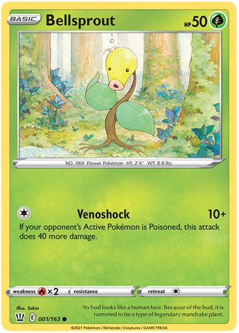 Bellsprout (001/163) [Espada y Escudo: Estilos de Combate]