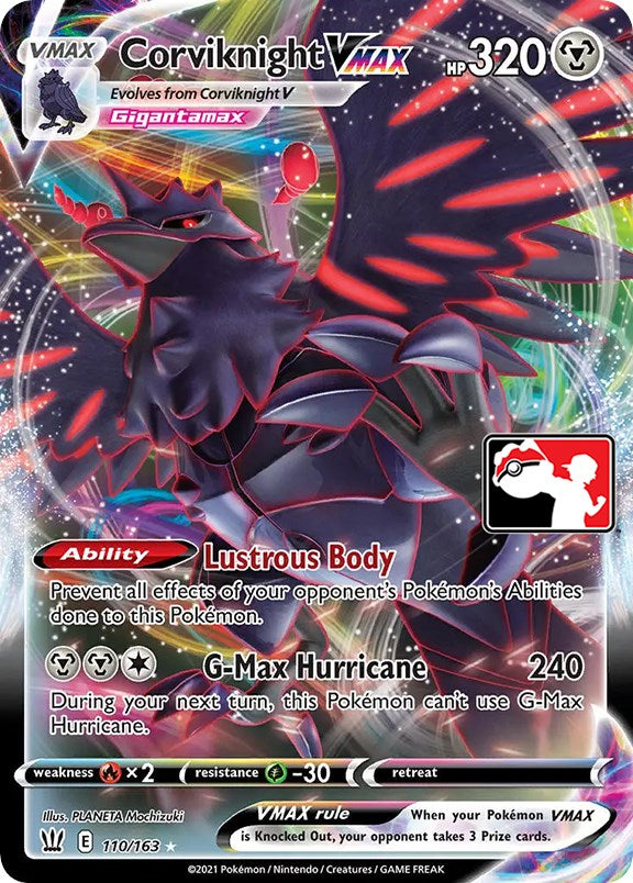 Corviknight VMAX (110/163) [Serie Uno de Paquetes de Premios]