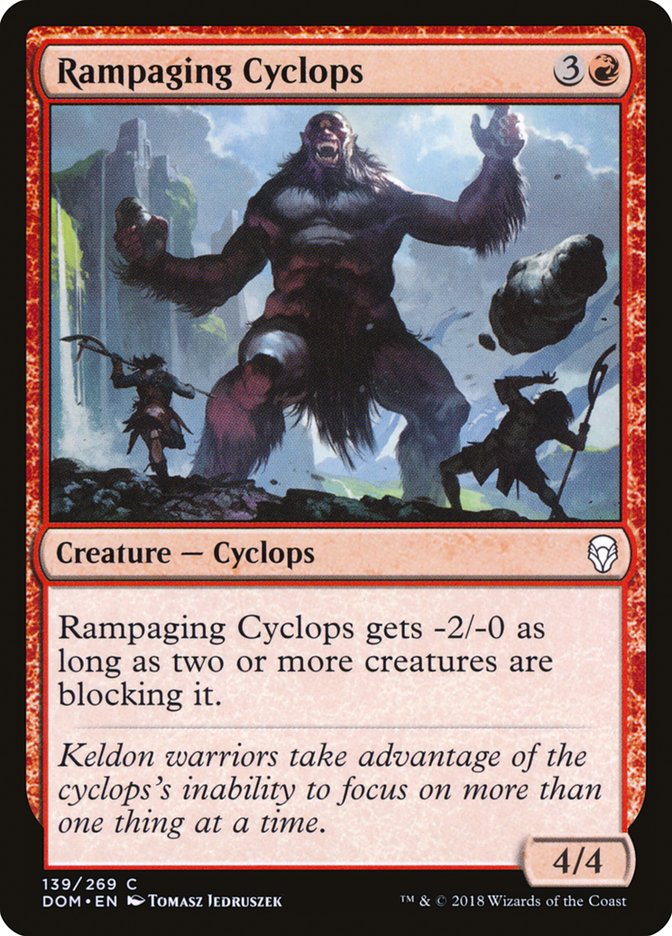 Cyclope déchaîné [Dominaria]