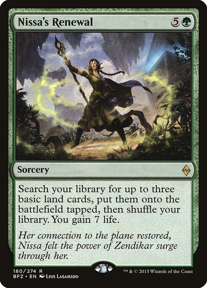Renouvellement de Nissa [Bataille pour Zendikar]