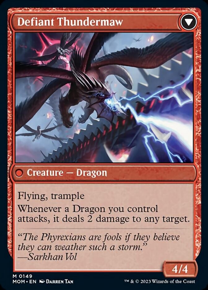 Invasion de Tarkir // Gueule d'orage frondeuse [L'invasion des machines]
