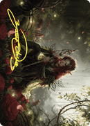Yenna, régente Dent-Rouge, carte artistique (signature dorée) [Série artistique Les friches d'Eldraine]