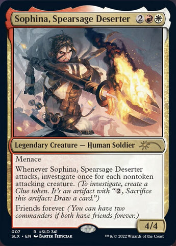 Sophina, desertora de las Lanzasabias [Secret Lair: Universes Within]