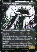 Prêtre de pourriture nécrogénique (Contaminant sans bordure — Feuille d'aluminium pas-à-pas et en-totalité) [Phyrexia : Tout sera un]