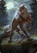 Arlinn, l'emprise de la lune 1 Carte d'art [Innistrad : Chasse de Minuit, Série d'illustrations]