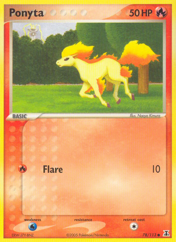 Ponyta (78/113) [EX: Espèces Delta]