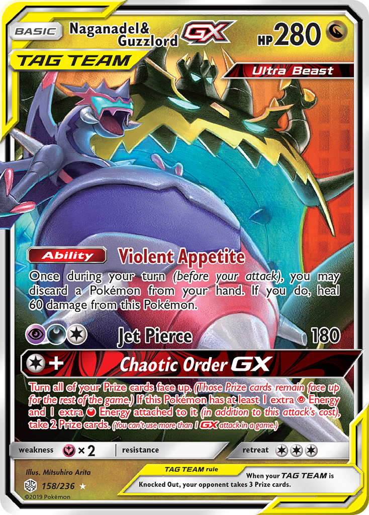 Naganadel et Engloutyran GX (158/236) [Soleil et Lune : Éclipse Cosmique]