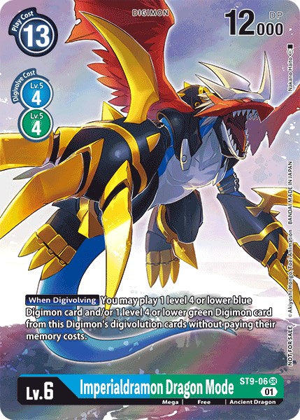Imperialdramon Dragon Mode [ST9-06] (Arte Alternativo - Topper de Caja) [Digital Hazard]