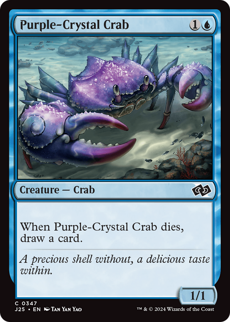 Crabe de cristal violet [Démarrage des Fondations]