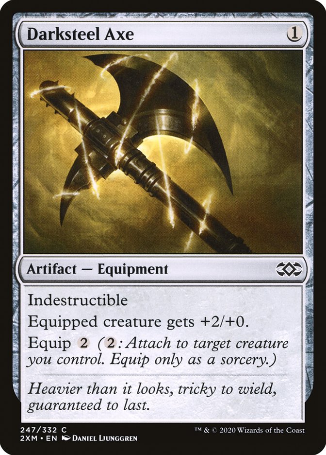 Hache en Acier Noir [Double Masters]