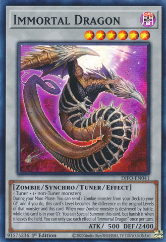 Dragón Inmortal [DIFO-EN041] Súper Rara