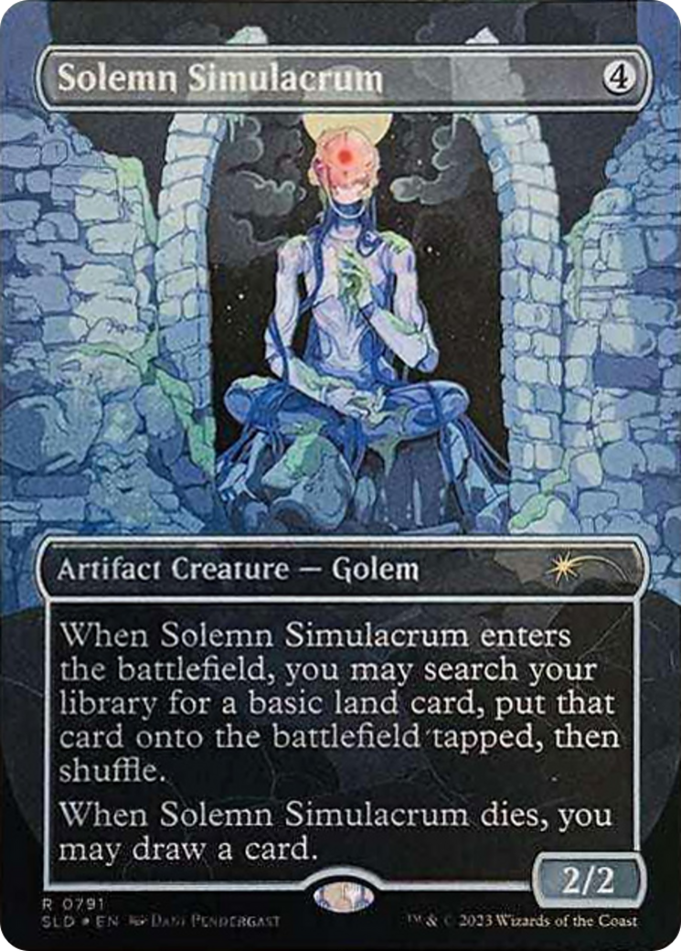 Simulacre solennel (0791) (Sans bordure) [Série de cartes promotionnelles Secret Lair]