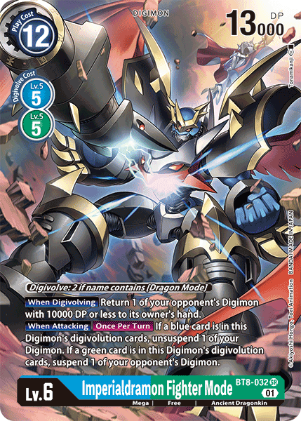 Imperialdramon Modo Luchador [BT8-032] (Arte Alternativo) [Nuevo Despertar]