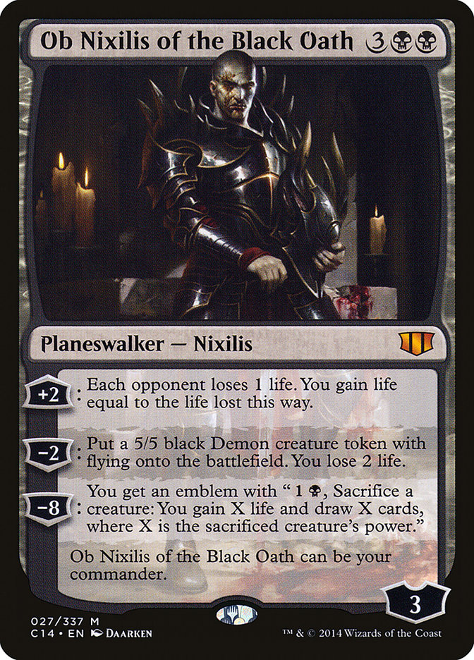 Ob Nixilis de la Promesa Negra [Commander 2014]