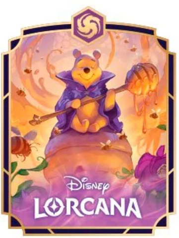 Pin de Lorcana: Winnie the Pooh Amatista