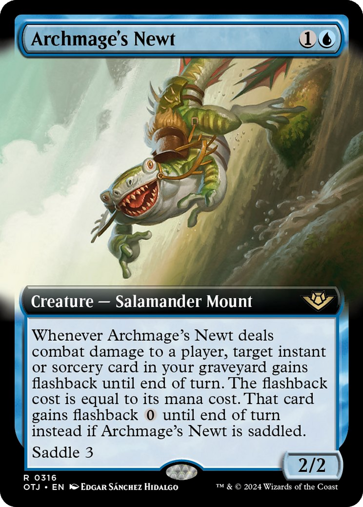 Salamandre de l'archimage (Extended Art) [Hors-la-loi de Croisetonnerre]