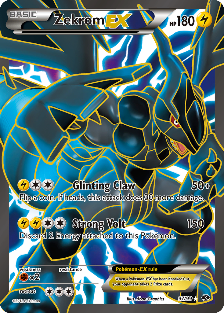 Zekrom EX (97/99) [Noir & Blanc : Destinées Futures]