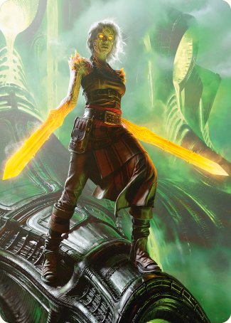 Nahiri l'Intransigeante, Carte artistique [Phyrexia : Tous seront Un - Série artistique]