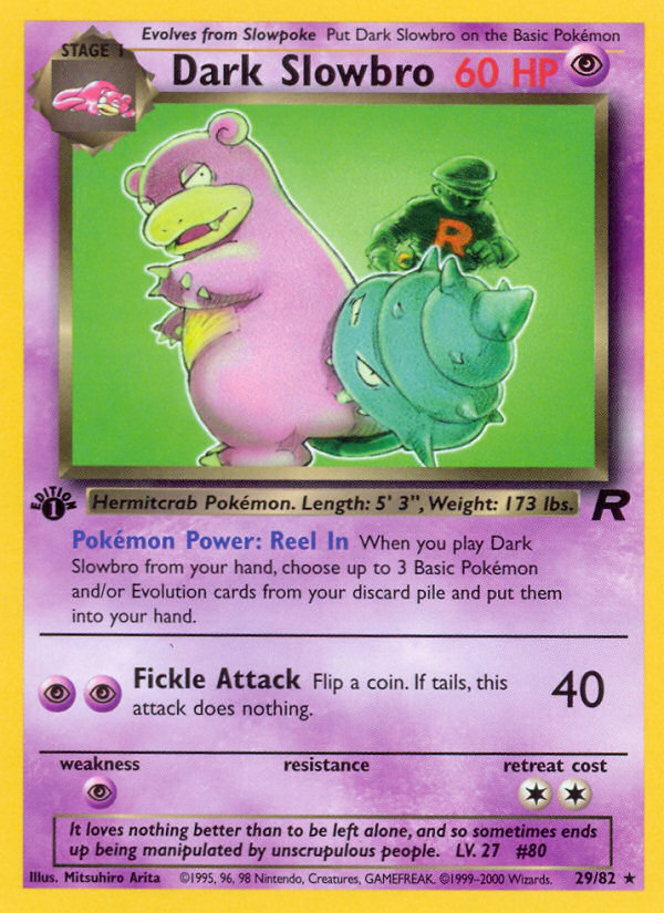 Flagadoss Obscur (29/82) [Team Rocket Première édition]