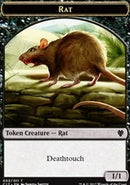 Rata // Gato — Ficha de dos caras [Commander 2017 Tokens]