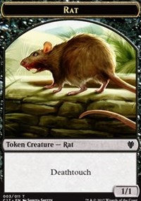 Rata // Gato — Ficha de dos caras [Commander 2017 Tokens]