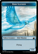 Oiseau // Jeton Illusion recto-verso Oiseau [Jetons Ravnica Remastered]