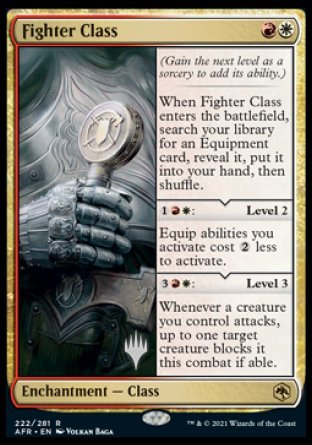 Classe Guerrier (Pack promo) [Donjons & Dragons : Aventures dans les Royaumes oubliés promos]