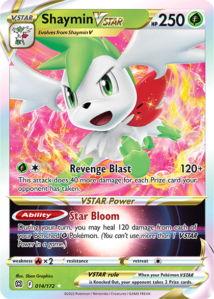 Shaymin VSTAR (014/172) [Épée et Bouclier : Stars Étincelantes]
