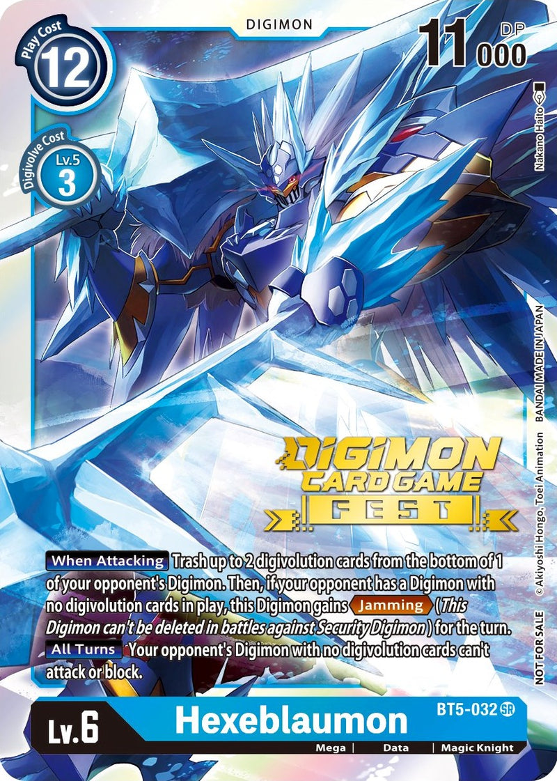 Hexeblaumon [BT5-032] (Digimon Card Game Fest 2022) [Promociones de Battle of Omni]