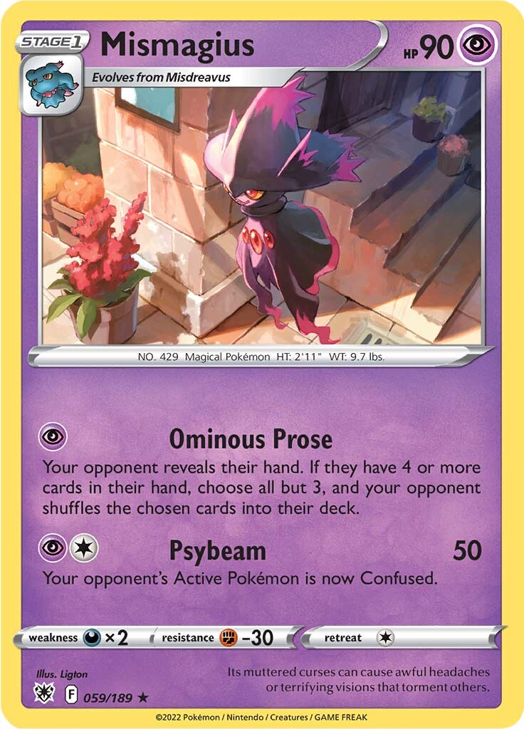 Mismagius (059/189) [Espada y Escudo: Resplandor Astral]