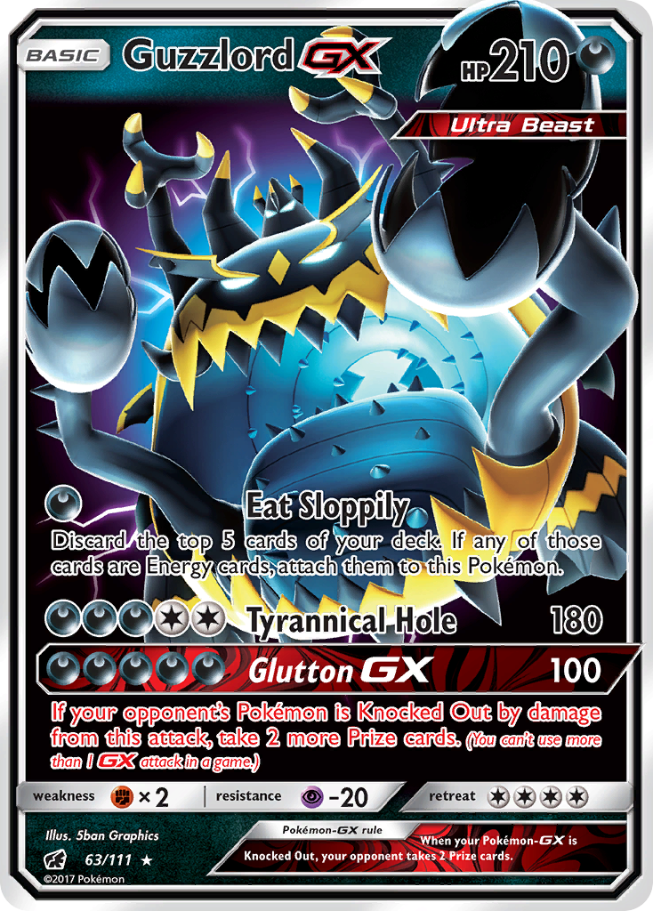 Guzzlord GX (63/111) [Soleil et Lune : Invasion Carmin]