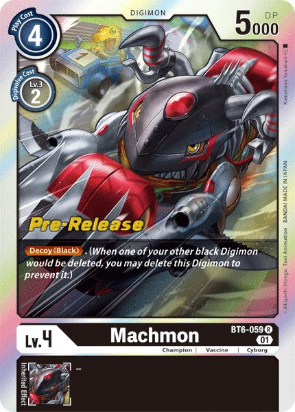 Machmon [BT6-059] [Cartas de prelanzamiento Doble Diamante]