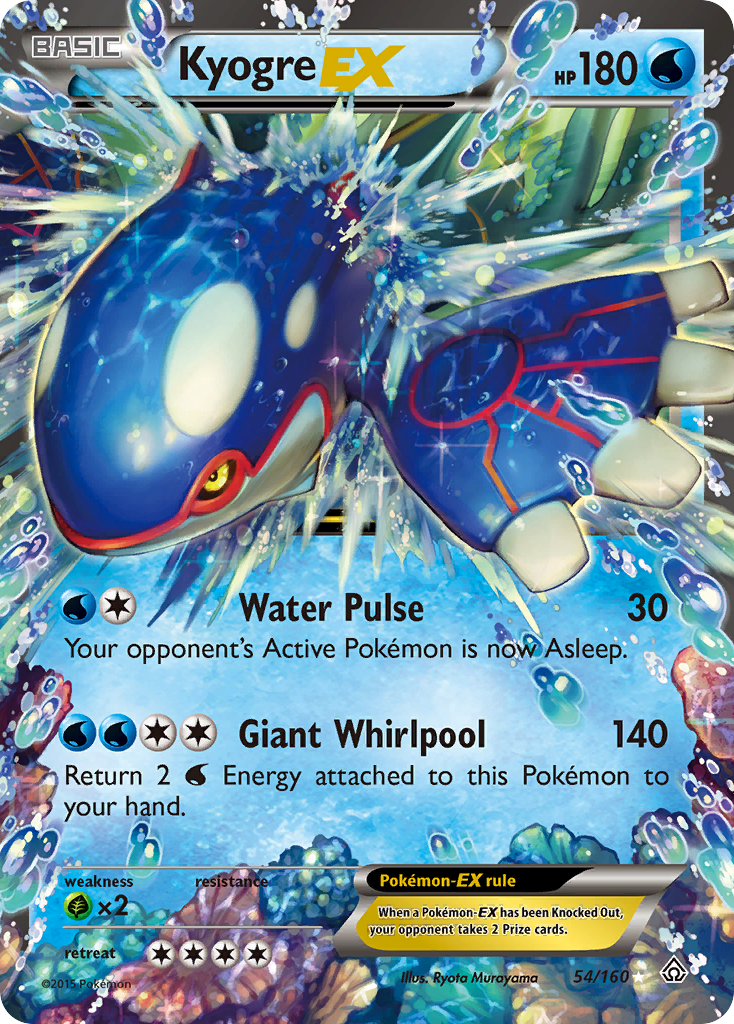 Kyogre EX (54/160) [XY : Primo-Choc]