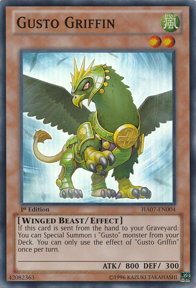 Gusto Griffin [HA07-FR004] Super Rare