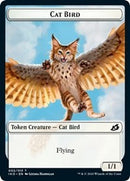 Oiseau et chat // Soldat humain (004) jeton double-face [Ikoria: Terre des bêtes jetons]