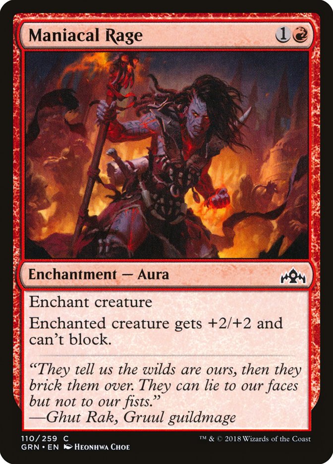 Rage maniaque [Guilds of Ravnica]