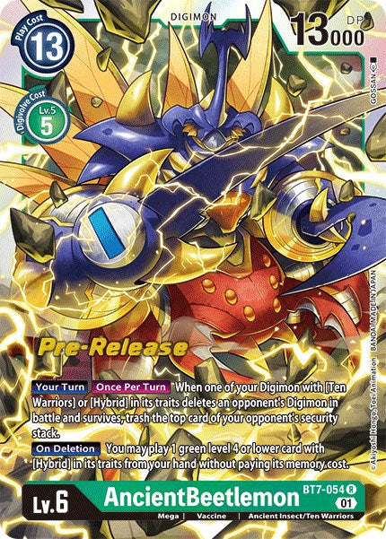 AncientBeetlemon [BT7-054] [Cartas de Prerelease de Next Adventure]