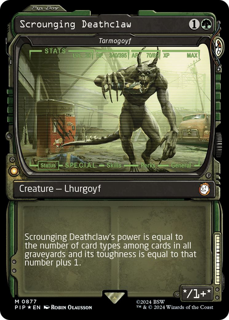 Griffemort glouton - Tarmogoyf (vitrine) (Feuille de surtension) [Fallout]