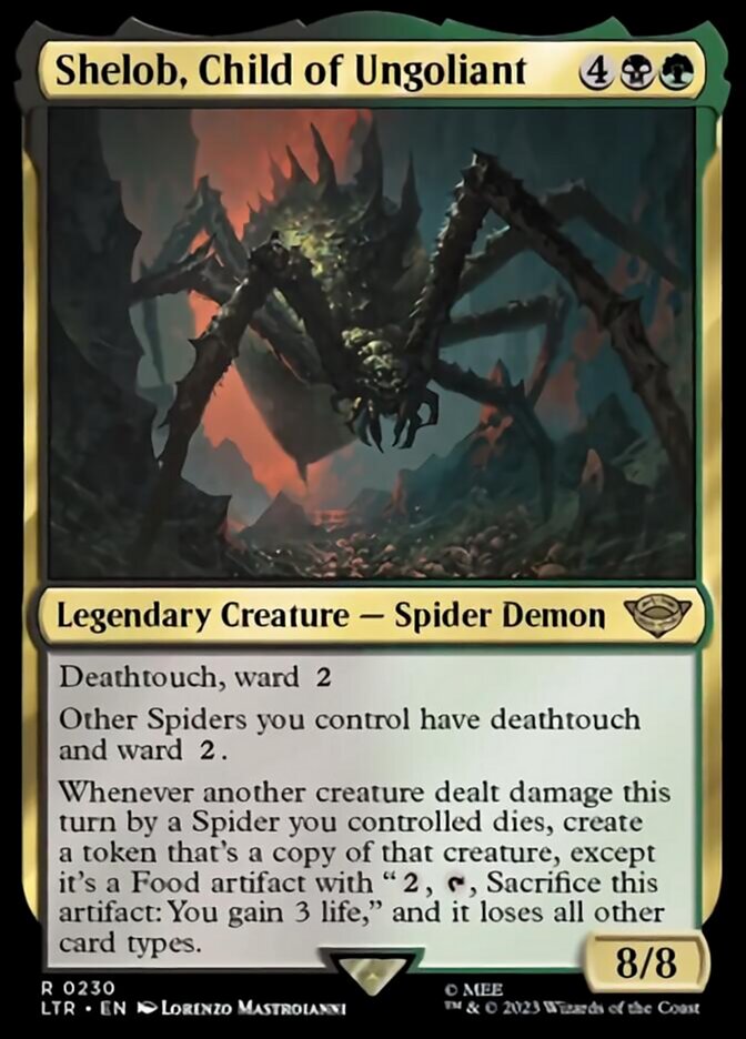 Shelob, progéniture d'Ungoliant [Le Seigneur des Anneaux : Contes de la Terre du Milieu]
