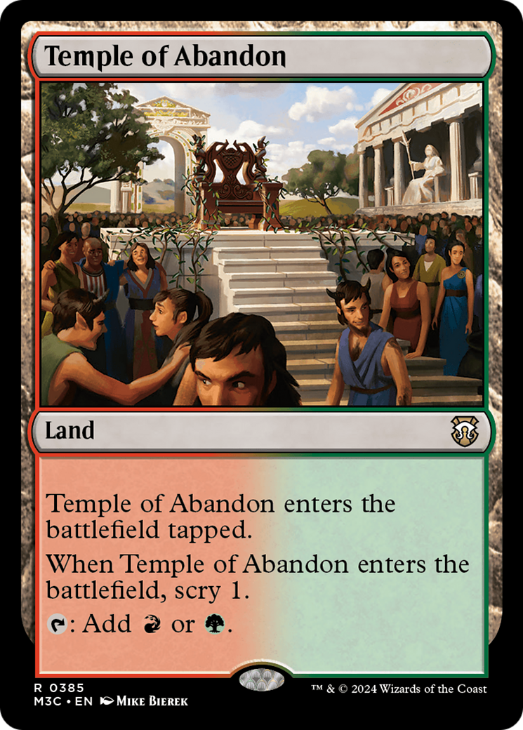 Temple de l'Abandon [Commander Horreurs des confins]