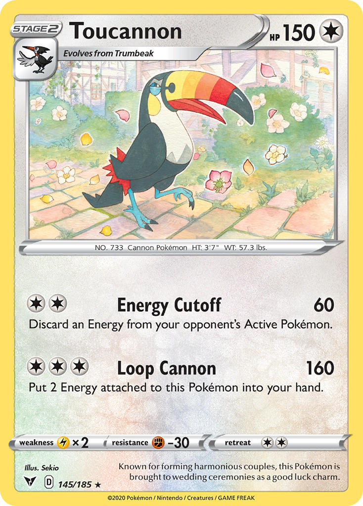 Toucannon (145/185) [Épée et Bouclier : Voltage Éclatant]