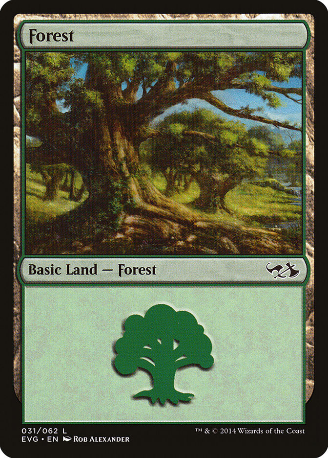 Forêt (31) (Elfes contre Gobelins) [Duel Decks Anthology]
