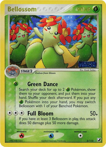 Bellossom (3/115) (Estampada) [EX: Leyendas Ocultas]