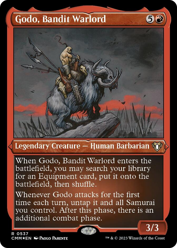 Godo, chef de guerre bandit (gravure à l'acide) [Commander Masters]