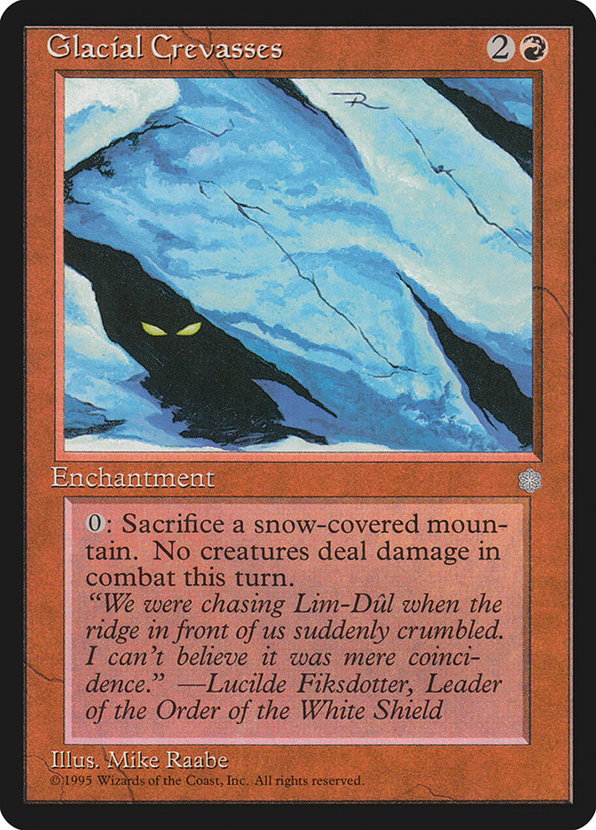 Crevasses glaciaires [Âge de glace]