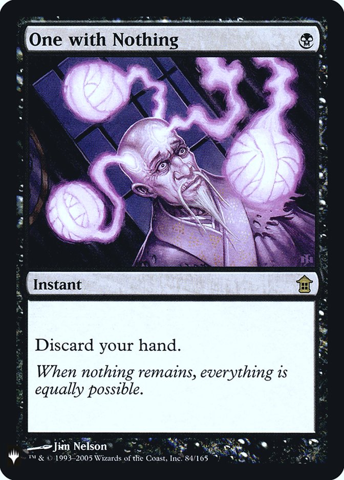 Un avec rien [Mystery Booster]