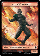 Guerrier Alien // Nourriture (0027) Jeton recto-verso [Jetons Doctor Who]